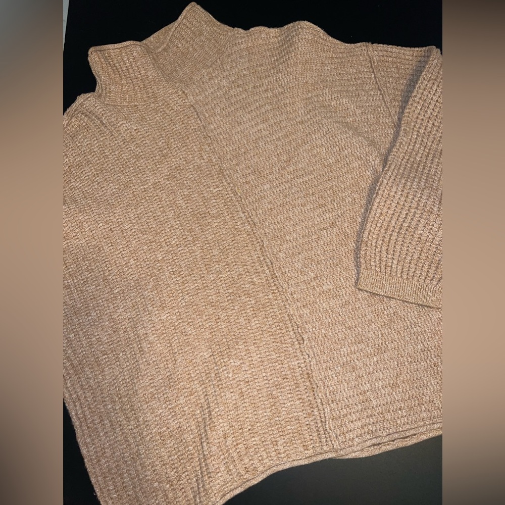 Sonoma Tan Knit Sweater Size XL EUC